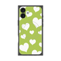 プレミアムパネル with MagSafe［ Dot Hearts - Green ］