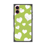 プレミアムパネル with MagSafe［ Dot Hearts - Green ］