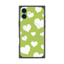 プレミアムパネル with MagSafe［ Dot Hearts - Green ］