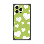 プレミアムパネル with MagSafe［ Dot Hearts - Green ］