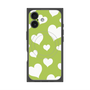 プレミアムパネル with MagSafe［ Dot Hearts - Green ］