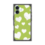 プレミアムパネル with MagSafe［ Dot Hearts - Green ］