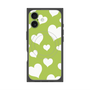 プレミアムパネル with MagSafe［ Dot Hearts - Green ］