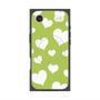 プレミアムパネル with MagSafe［ Dot Hearts - Green ］
