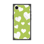 プレミアムパネル with MagSafe［ Dot Hearts - Green ］