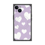 プレミアムパネル with MagSafe［ Dot Hearts - Purple ］