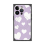 プレミアムパネル with MagSafe［ Dot Hearts - Purple ］