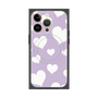 プレミアムパネル with MagSafe［ Dot Hearts - Purple ］