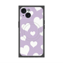 プレミアムパネル with MagSafe［ Dot Hearts - Purple ］