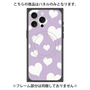 プレミアムパネル with MagSafe［ Dot Hearts - Purple ］
