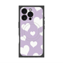 プレミアムパネル with MagSafe［ Dot Hearts - Purple ］