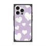 プレミアムパネル with MagSafe［ Dot Hearts - Purple ］