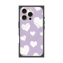 プレミアムパネル with MagSafe［ Dot Hearts - Purple ］