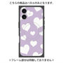 プレミアムパネル with MagSafe［ Dot Hearts - Purple ］