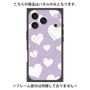 プレミアムパネル with MagSafe［ Dot Hearts - Purple ］