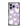 プレミアムパネル with MagSafe［ Dot Hearts - Purple ］
