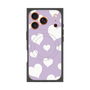 プレミアムパネル with MagSafe［ Dot Hearts - Purple ］