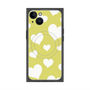 プレミアムパネル with MagSafe［ Dot Hearts - Yellow ］