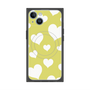 プレミアムパネル with MagSafe［ Dot Hearts - Yellow ］