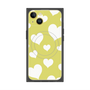 プレミアムパネル with MagSafe［ Dot Hearts - Yellow ］