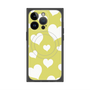 プレミアムパネル with MagSafe［ Dot Hearts - Yellow ］