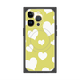 プレミアムパネル with MagSafe［ Dot Hearts - Yellow ］