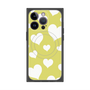 プレミアムパネル with MagSafe［ Dot Hearts - Yellow ］