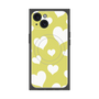 プレミアムパネル with MagSafe［ Dot Hearts - Yellow ］