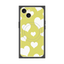 プレミアムパネル with MagSafe［ Dot Hearts - Yellow ］