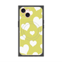 プレミアムパネル with MagSafe［ Dot Hearts - Yellow ］