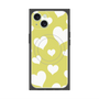プレミアムパネル with MagSafe［ Dot Hearts - Yellow ］