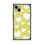 プレミアムパネル with MagSafe［ Dot Hearts - Yellow ］