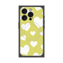 プレミアムパネル with MagSafe［ Dot Hearts - Yellow ］