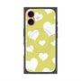 プレミアムパネル with MagSafe［ Dot Hearts - Yellow ］