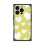 プレミアムパネル with MagSafe［ Dot Hearts - Yellow ］
