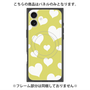 プレミアムパネル with MagSafe［ Dot Hearts - Yellow ］