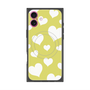 プレミアムパネル with MagSafe［ Dot Hearts - Yellow ］