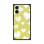 プレミアムパネル with MagSafe［ Dot Hearts - Yellow ］