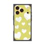 プレミアムパネル with MagSafe［ Dot Hearts - Yellow ］