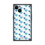 プレミアムパネル with MagSafe［ Stripe Hearts - Blue ］