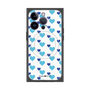 プレミアムパネル with MagSafe［ Stripe Hearts - Blue ］