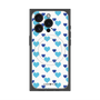 プレミアムパネル with MagSafe［ Stripe Hearts - Blue ］