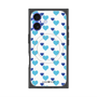 プレミアムパネル with MagSafe［ Stripe Hearts - Blue ］