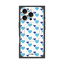 プレミアムパネル with MagSafe［ Stripe Hearts - Blue ］