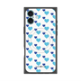 プレミアムパネル with MagSafe［ Stripe Hearts - Blue ］