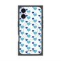 プレミアムパネル with MagSafe［ Stripe Hearts - Blue ］