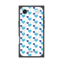 プレミアムパネル with MagSafe［ Stripe Hearts - Blue ］