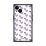 プレミアムパネル with MagSafe［ Stripe Hearts - Purple ］