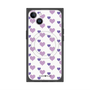 プレミアムパネル with MagSafe［ Stripe Hearts - Purple ］