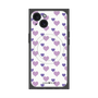 プレミアムパネル with MagSafe［ Stripe Hearts - Purple ］